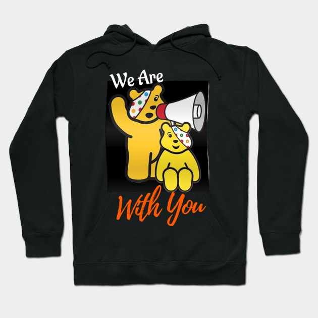 We are with you Hoodie by Fanu2612